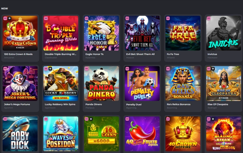 casinobello games page